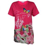  DTTA DRESS LADIES HOT PINK - 