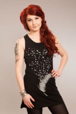  FLY AWAY DRESS LADIES BLACK/GREY - 