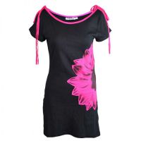  SUNNY DRESS LADIES BLACK/PINK - 