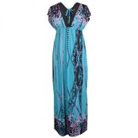  V MAXI DRESS LADIES GREEN - 