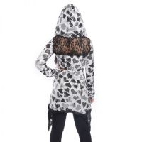  MERIA HOOD LADIES BLACK/WHITE Innocent Lifestyle H-MERIA-BW -  