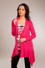  LISA CARDIGAN LADIES FUSHIA - 