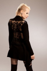  LISA CARDIGAN LADIES BLACK - 