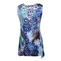  LEO H-NET TOP LADIES BLUE - 