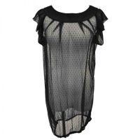  LADY NET TOP LADIES BLACK - 