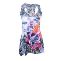  LACE PANEL VEST LADIES MULTI ORCHID - 