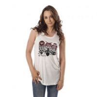  OWL TWO TONE VEST LADIES OFF WHITE - 