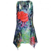  REEF LACE PANEL VEST LADIES MULTI - 