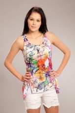  SIENNA DIP VEST LADIES MULTI - 