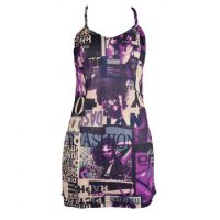  TWIST STRAP VEST LADIES PURPLE - 