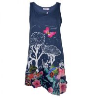  TTTDA 2 TONE TOP LADIES NAVY - 