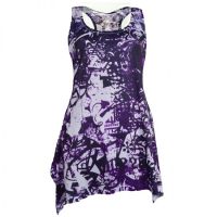  VIPER LACE PANEL VEST LADIES PURPLE - 
