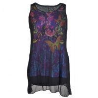  VALIEL NET TOP LADIES BLK - 