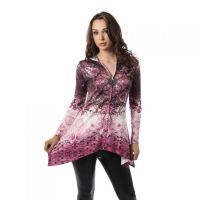  AURA HOOD LADIES PINK FLOWERFLY - 