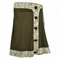  WRAP BUTTON SKIRT LADIES TREE - 