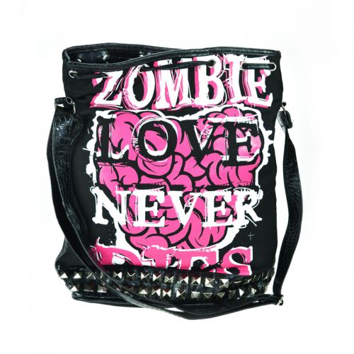  FREAK OUT BAG LADIES BLACK/PINK Evil Clothing 3032  2
