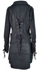 VX Coat Black Ladies Evil Clothing 2710 -  