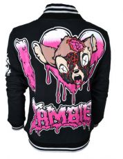Жакет Z Heart Varcity Jacket Ladies Evil Clothing 3021 - маленькая картинка