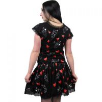 Платье LB PUPPET DRESS BLACK/RED Evil Clothing 1812 - маленькая картинка