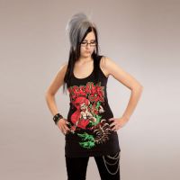 Топик ZOMBIE MERMAID VEST LADIES Evil Clothing 2864 - маленькая картинка
