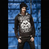  BORN TO LOSE HOOD MEN BLACK - 