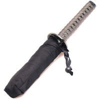 Зонт - самурайский меч COMPACT NINJA UMBRELLA SILVER Evil Clothing COMPACT NINJA UMBRELLA SILVER - маленькая картинка