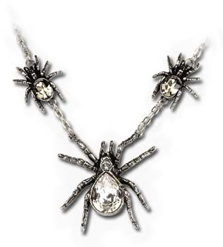   Spidraphile Necklace Alchemy Gothic P411  2