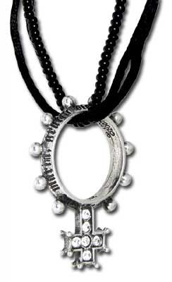  Single Decade Ring Rosary Alchemy Gothic P504  2