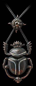   Black Sun Khepri (Pendant) Alchemy Gothic P576  1