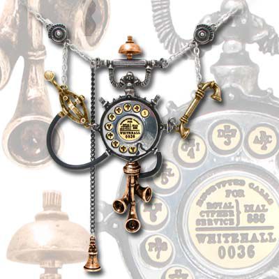   Bell-Telegraph Candlestick Aigleterre Alchemy Gothic P604  2