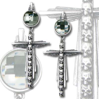  Mort Etoile Droppers (studs; pair) Alchemy Gothic E299  2