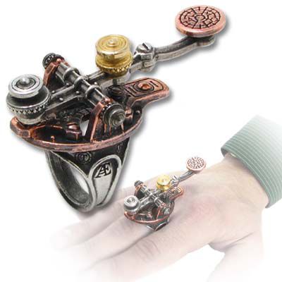  The J-32m Electrical Telegraph Finger Tapper (Ring) Alchemy Gothic R170  2
