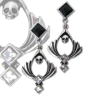  Incy Studs (Pair) Alchemy Gothic E306  2