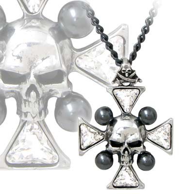   St John's Crystalbone Cross Alchemy Gothic P627  2