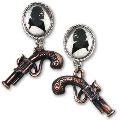  Memento For A Highwayman (studs, Pair) Alchemy Gothic E311  1