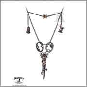  Pinkington's Precision Warp-Dissection Shears Necklace Alchemy Gothic P669  1