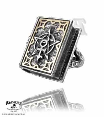  Dee's Book of Angel Magic Stash Ring Alchemy Gothic R187  2