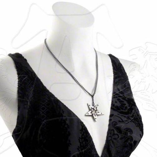 Кулон - пентаграмма Pentagration Alchemy Gothic P623 Изображение 3