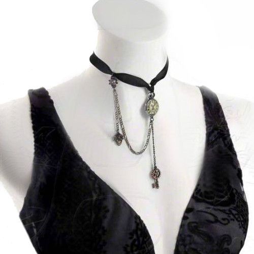  Uncle Albert's Timepiece Choker Alchemy Gothic P729  2