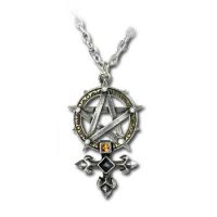 Кулон на цепочке - пентаграмма Masonic Venus Alchemy Gothic P450 - маленькая картинка