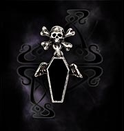 Серьга Undertaker Alchemy Gothic e222 - маленькая картинка