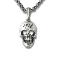 Кулон на цепочке Skull Of Teach Alchemy Gothic P480 - маленькая картинка