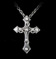 Кулон на цепочке Heretic's Cross Alchemy Gothic P491 - маленькая картинка