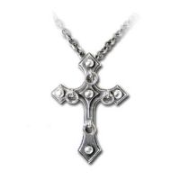 Кулон на цепочке Heretic's Cross Alchemy Gothic P491 - маленькая картинка