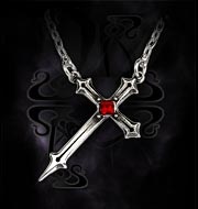 Кулон на цепочке Croix Sinestre Alchemy Gothic P403 - маленькая картинка