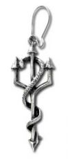 Серьга Devil's Fork Alchemy Gothic E254 - маленькая картинка