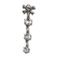Вставка в ухо Sparkling Death Alchemy Gothic E237 - маленькая картинка
