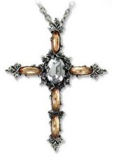 Кулон на цепочке Churrigueresque Cross Alchemy Gothic P514 - маленькая картинка