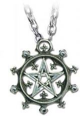 Кулон на цепочке - пентаграмма Abramelin Alchemy Gothic P321 - маленькая картинка