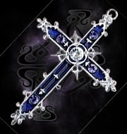 Кулон на цепочке Vatican Cross Alchemy Gothic P368 - маленькая картинка